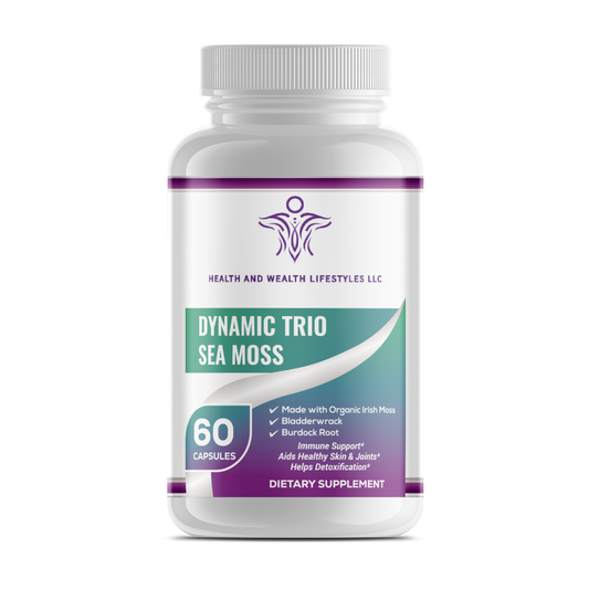 Dynamic Trio: Irish Sea Moss, Burdock Root, and Bladder Wrack!
